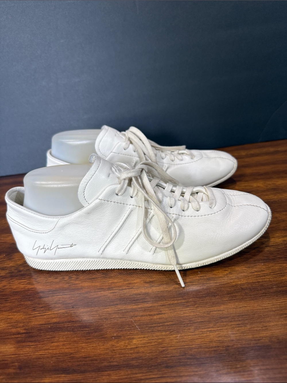 Adidas Y-3 Yohji Yamamoto Japanese leather sneakers, sz 8 men’s